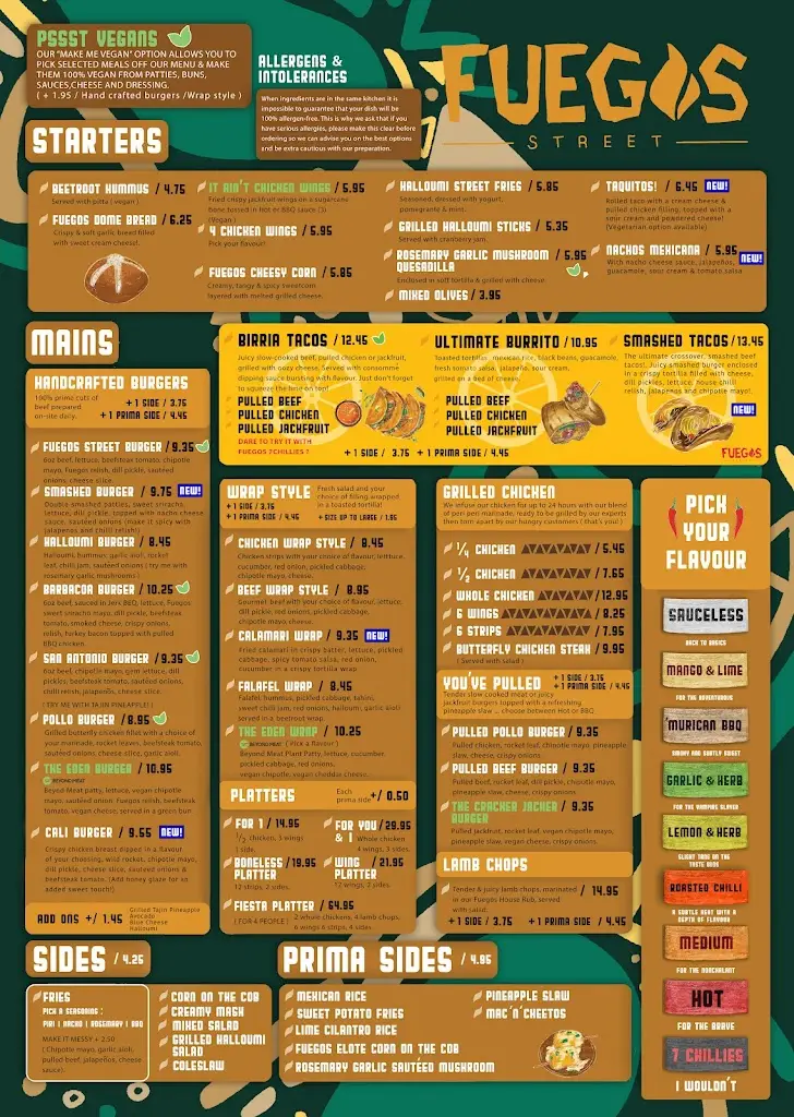 Menu_Fuegos Street_Southsea_image_1