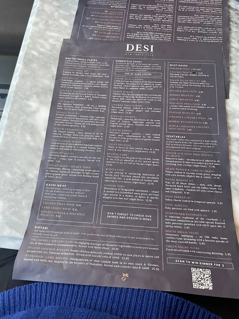 Menu_DESI - Old India Cafe_Southsea_image_2