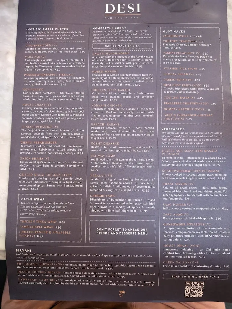 Menu_DESI - Old India Cafe_Southsea_image_3