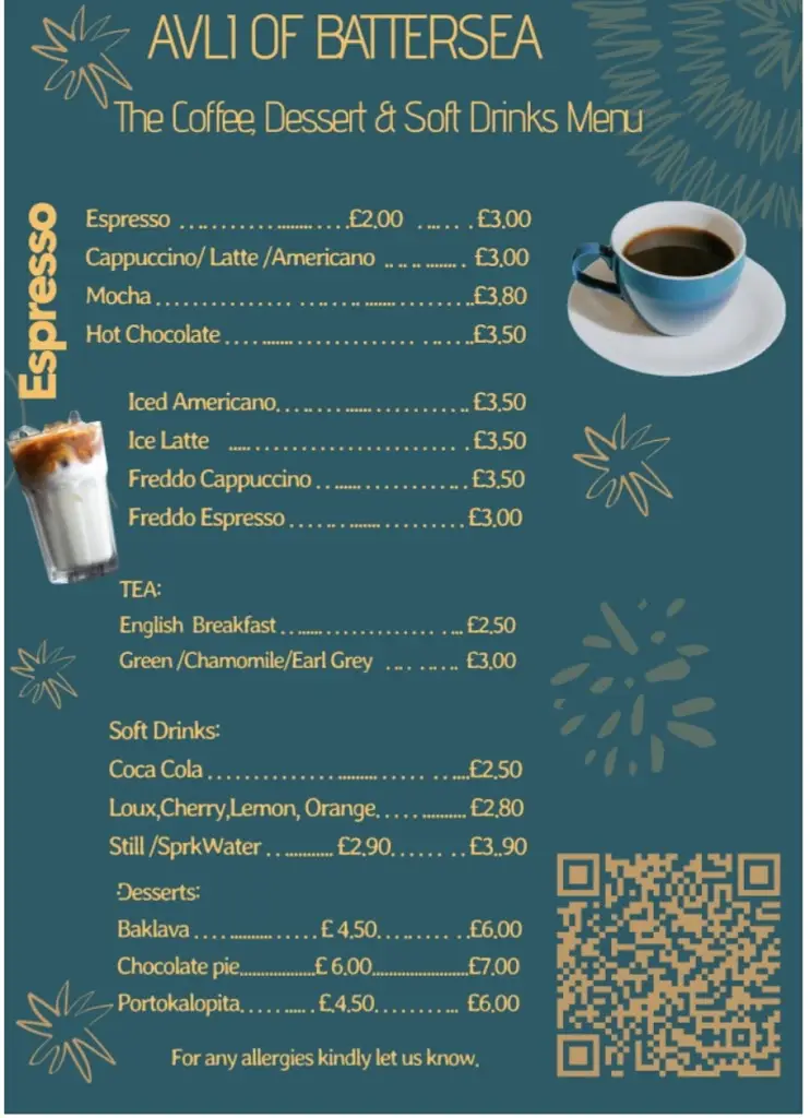 Menu_Avli of Battersea_Battersea_image_2