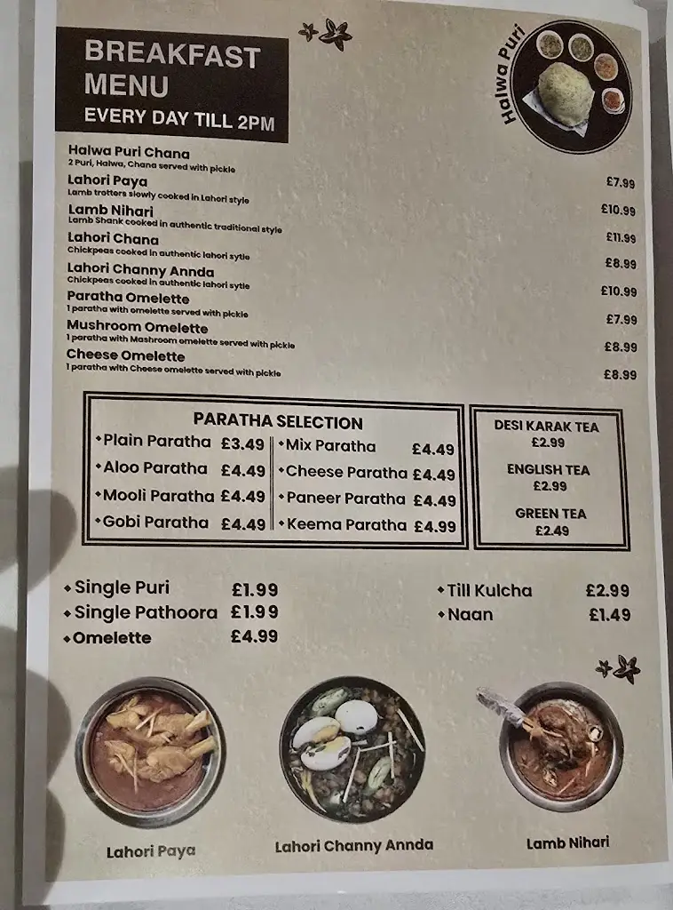 Menu_Lahori Masala Southall_Southall_image_4