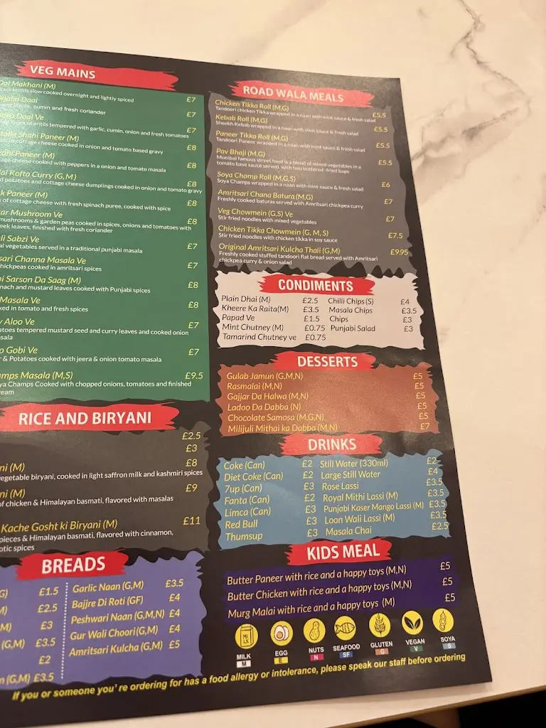 Menu_Apna Punjab_Southall_image_4