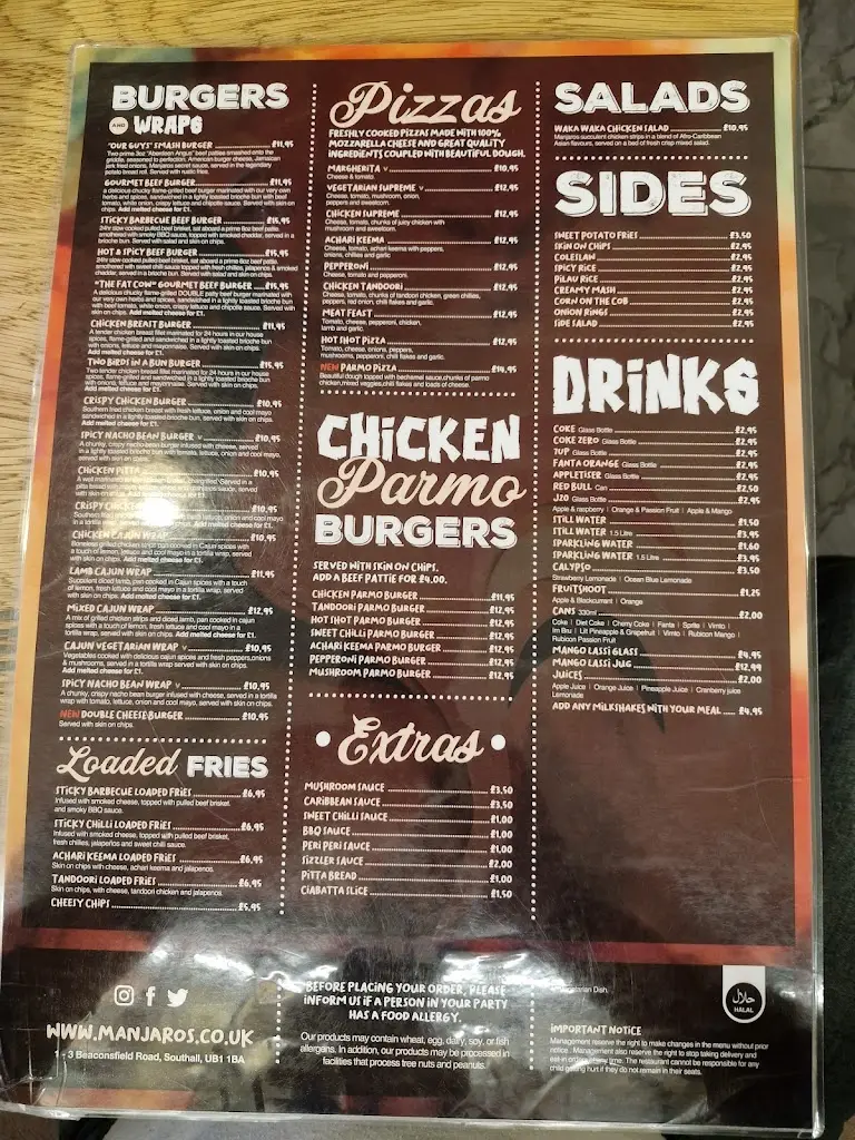 Menu_Manjaros - Restaurant in Southall_Southall_imagen_3