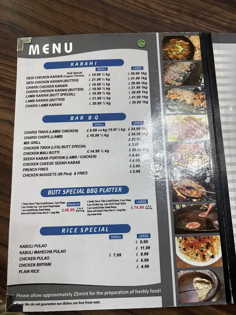 Menu_Butt Karahi Southall_Southall_image_2