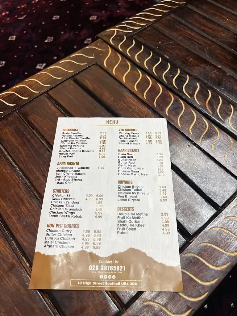 Menu_The Nizam's Biryani Restaurant _Southall_image_2