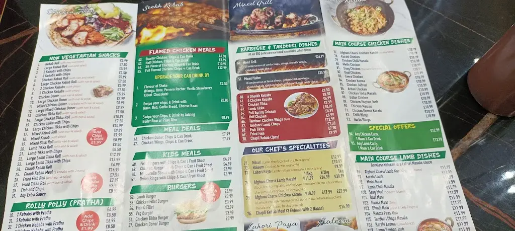 Menu_Taste of Lahore Southall_Southall_image_1