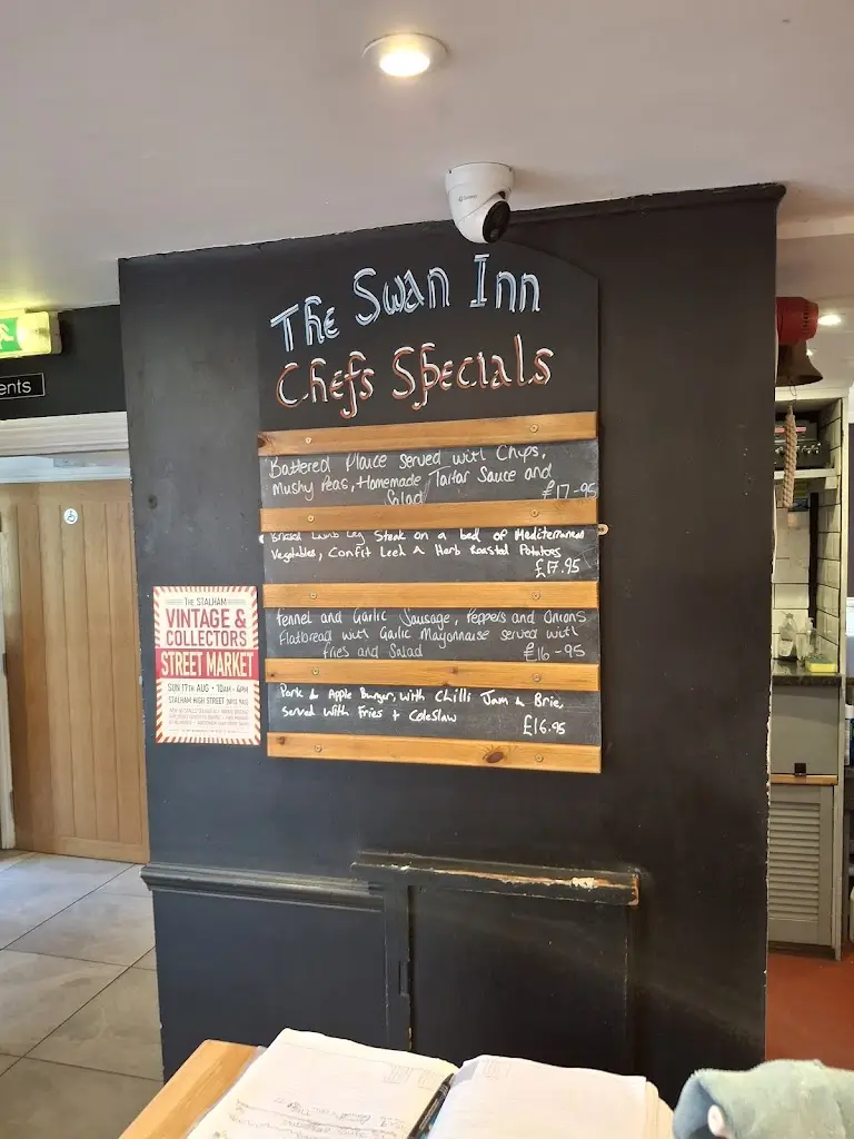 Menu_The Swan Inn Stalham_Stalham_image_1