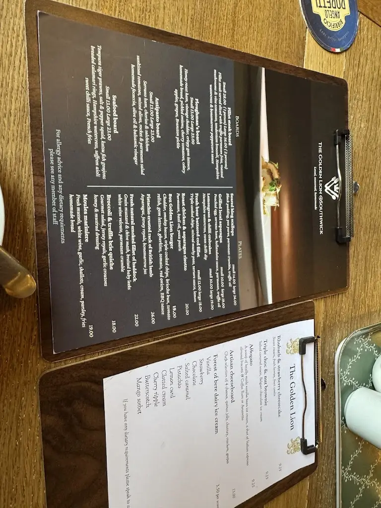 Menu_Golden Lion_Southwick_image_3