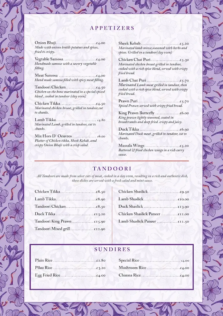Menu_Saffron Stalbridge_Stalbridge_image_3