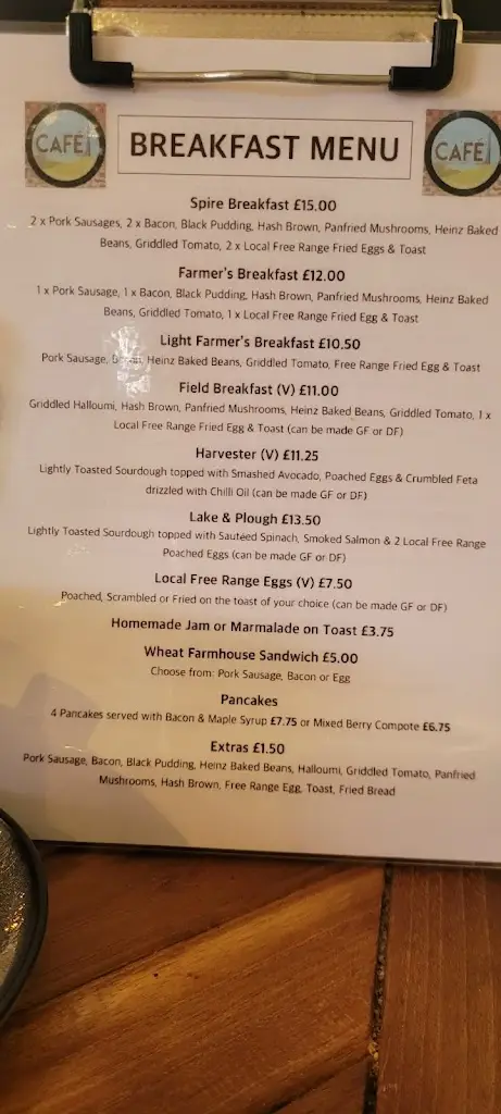 Menu_Spire Hill Cafe_Stalbridge_image_1