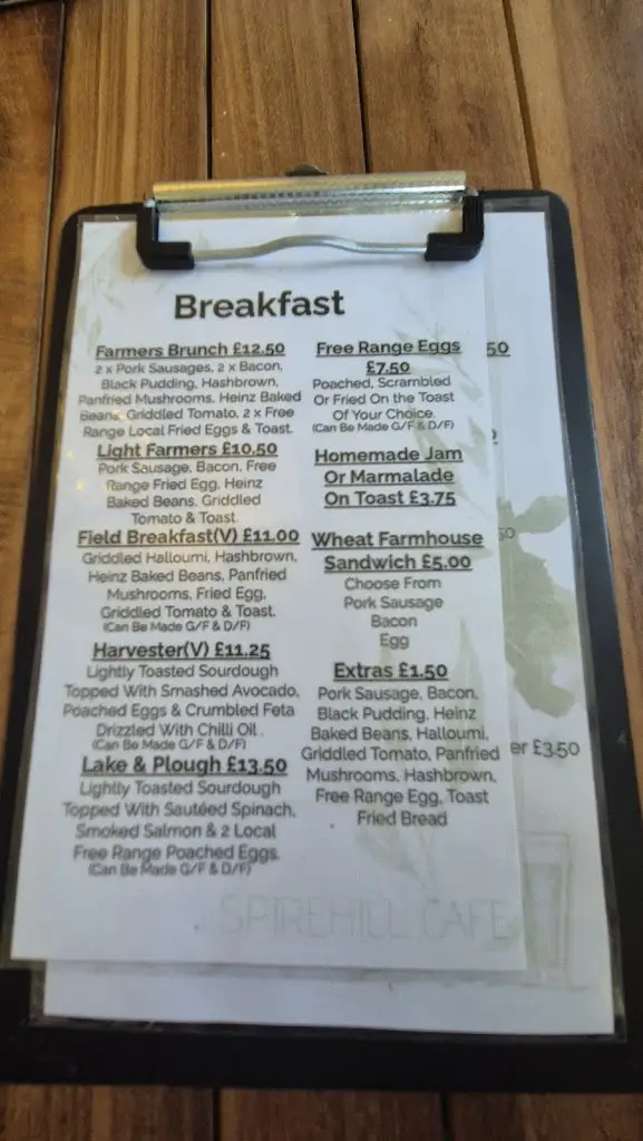 Menu_Spire Hill Cafe_Stalbridge_image_2