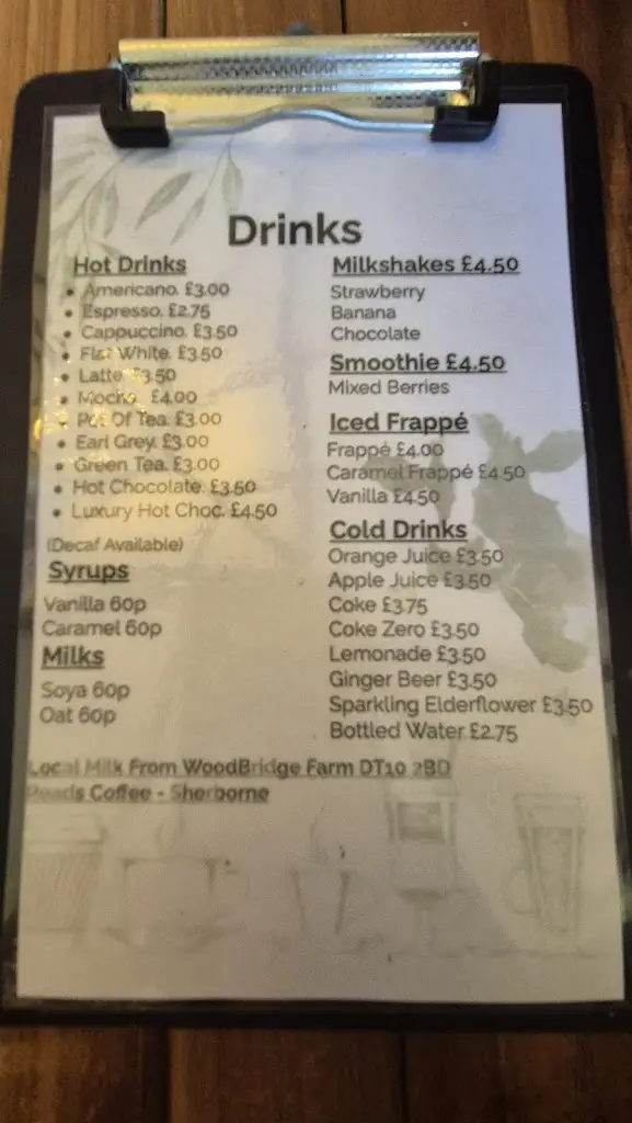 Menu_Spire Hill Cafe_Stalbridge_image_3