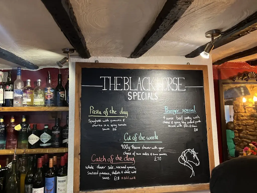 Menu_The Black Horse_Standlake_immagine_2