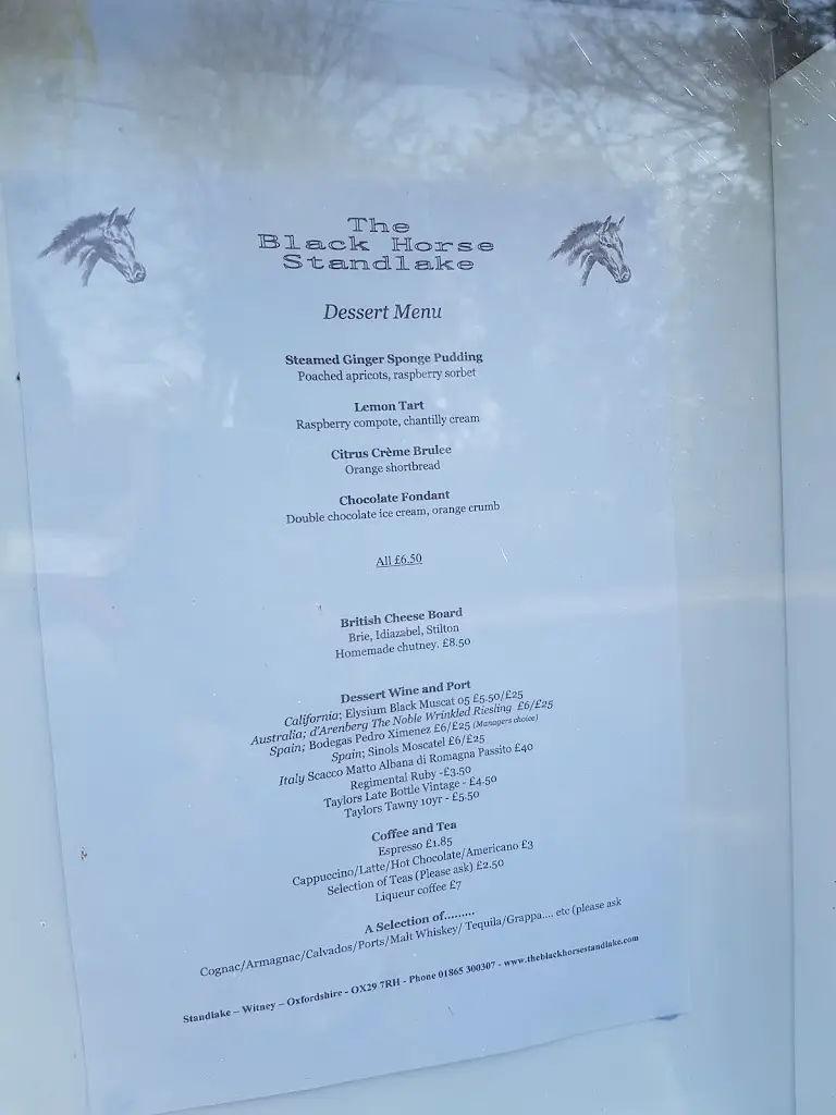 Menu_The Black Horse_Standlake_immagine_3