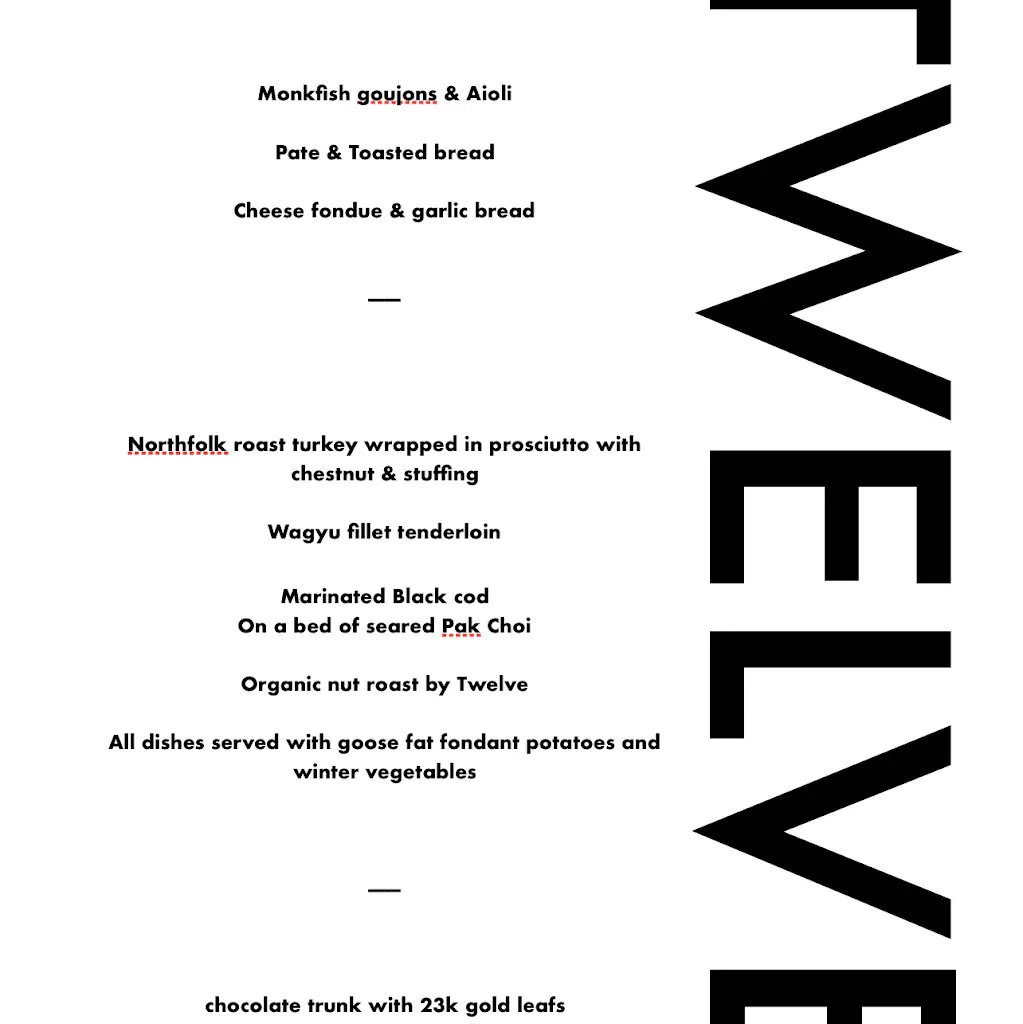Menu_TWELVE FUSION KITCHEN SOUTHPORT_Southport_imagen_2