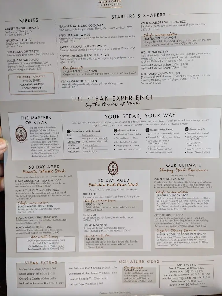 Menü_Miller & Carter Ainsdale_Southport_Bild_1