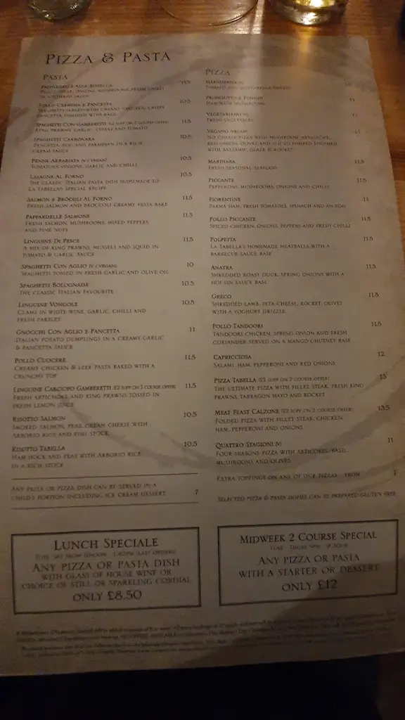 Menu_La Tabella_Southport_imagen_3