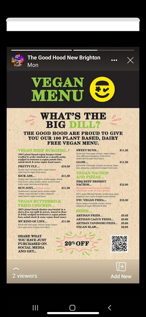 Menu_The Good Hood_Southport_image_3