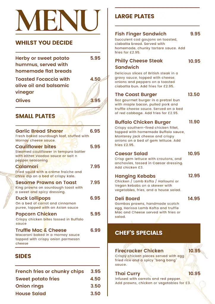 Menu_Coast Birkdale_Southport_image_4