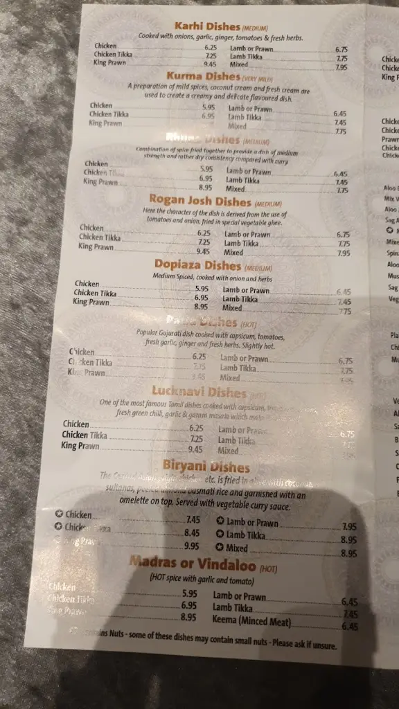 Menu_The Shamraat_Southport_image_3