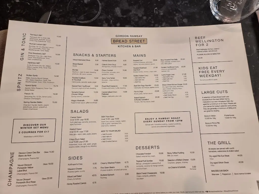 Menu_Bread Street Kitchen & Bar - Battersea_Battersea_image_4