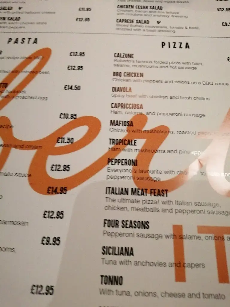 Menu_Roberto's Italian_Southport_image_3