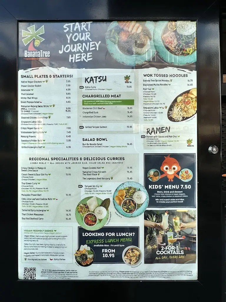 Menü_Banana Tree Battersea_Battersea_Bild_4