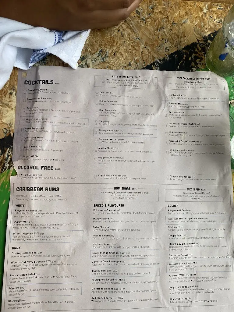 Menü_Turtle Bay Staines_Staines_Bild_1