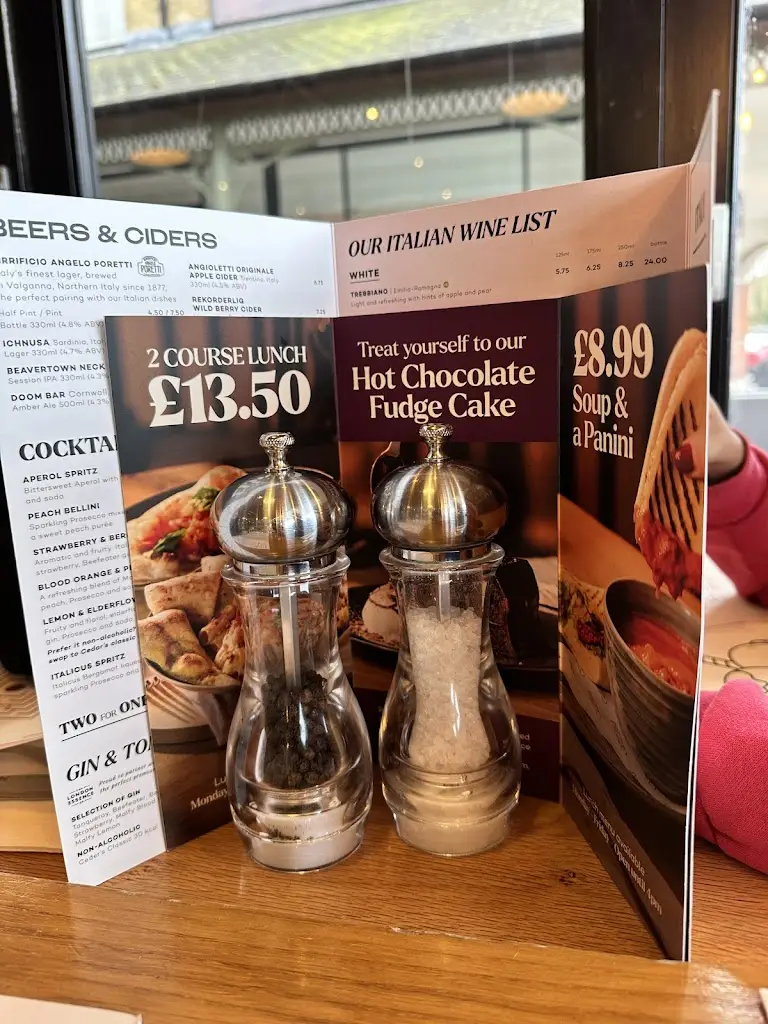 Menu_Prezzo Italian Restaurant Staines_Staines_image_1