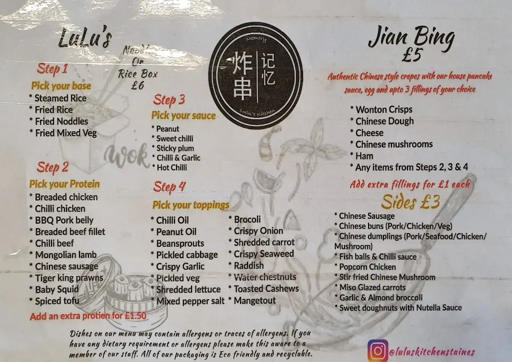 Menu_Staines Food Court_Staines_imagen_2