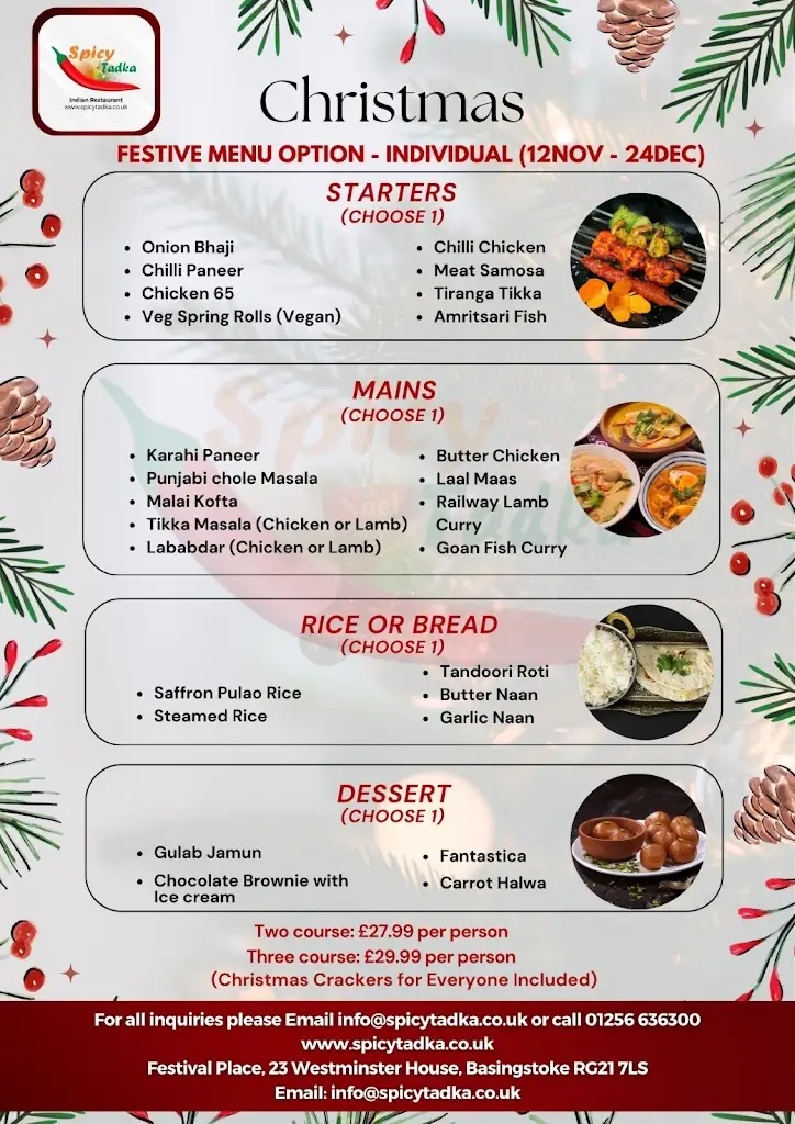 Menu_Spicy Tadka Staines_Staines_immagine_1