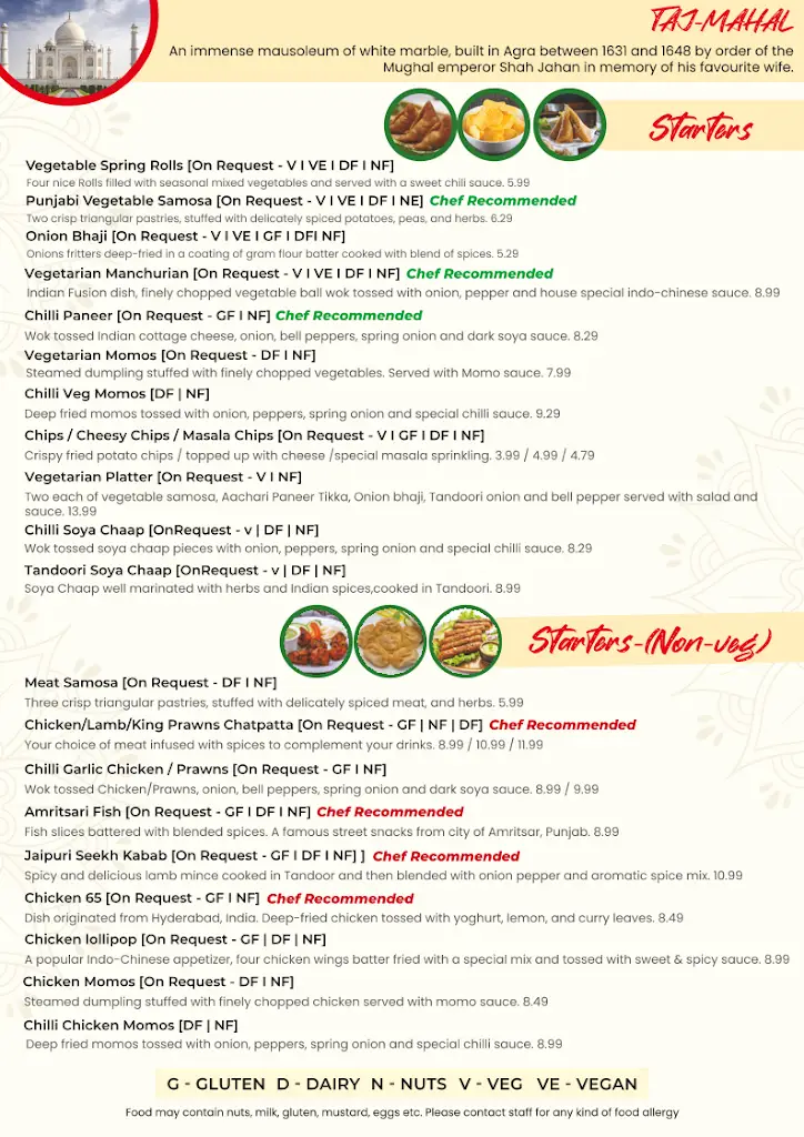 Menu_Spicy Tadka Staines_Staines_immagine_2