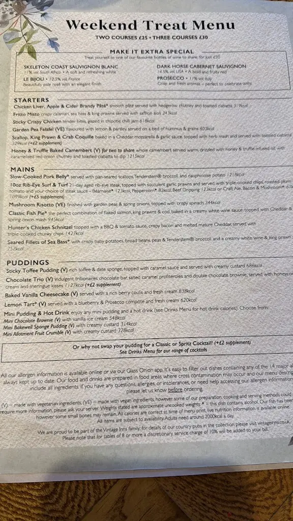 Menu_The Three Cups_Stamford Bridge_image_2