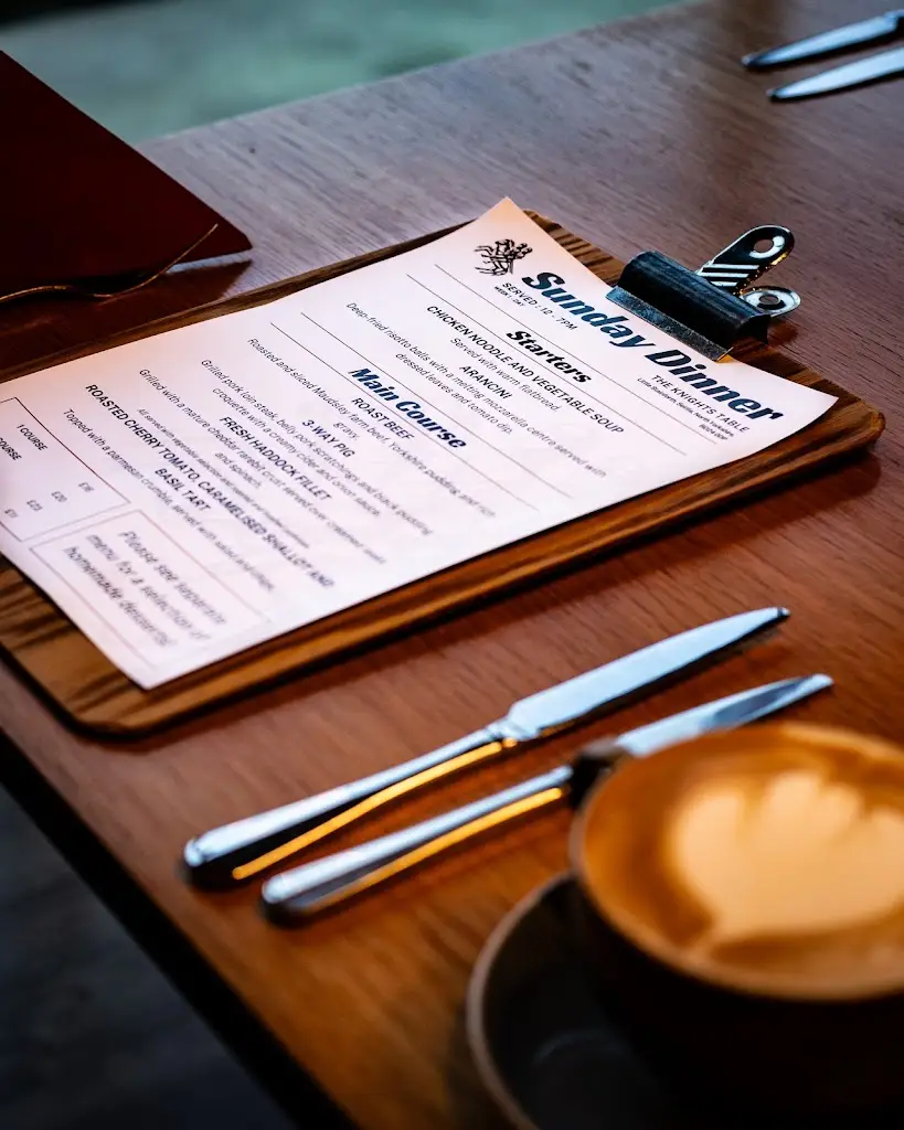 Menu_The Knights Table_Stainforth_image_1