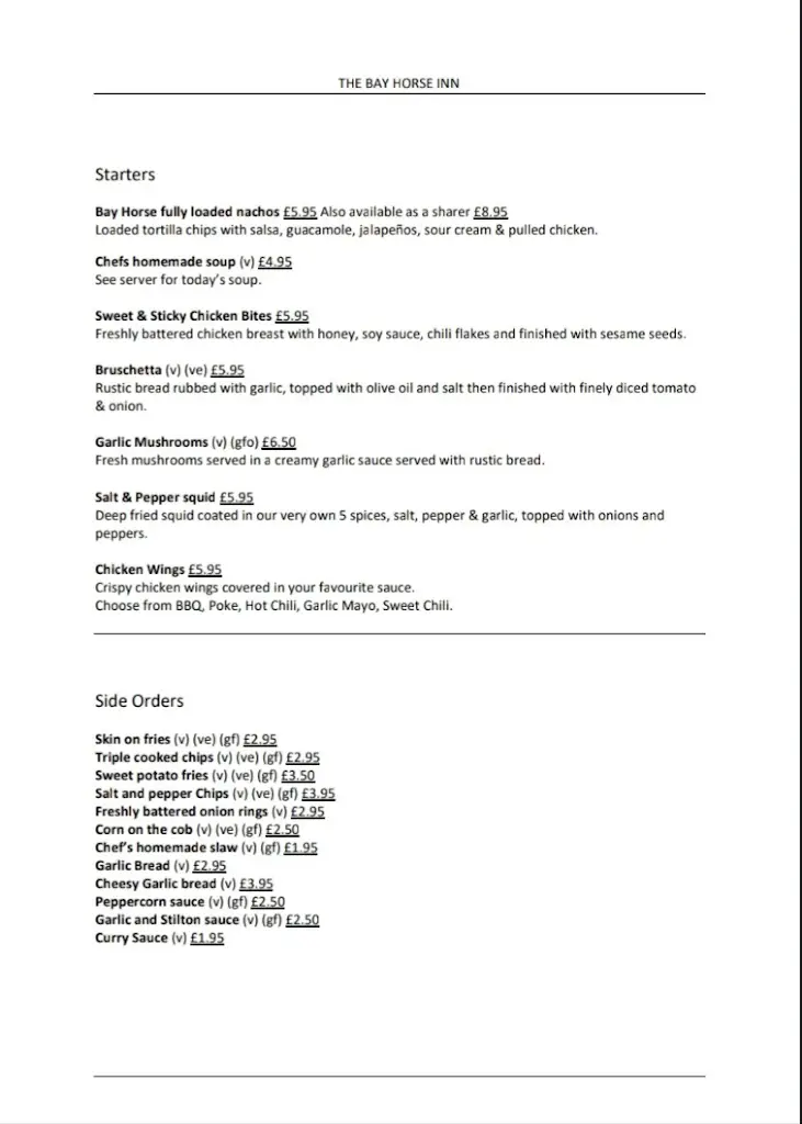 Menu_The Bay Horse Inn_Stainforth_image_4