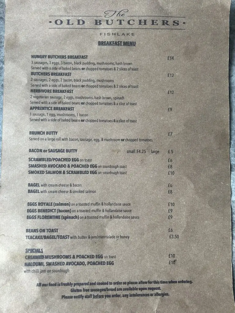 Menu_The Old Butchers Cafe & Bistro at The Hare & Hounds Pub_Stainforth_image_3