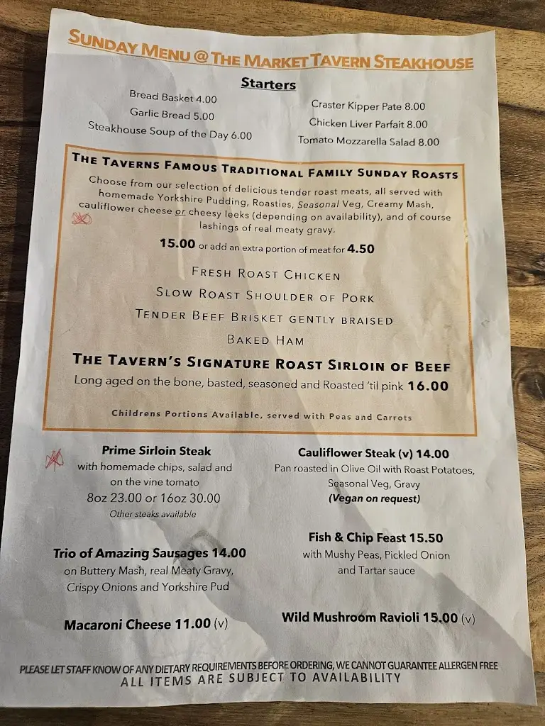 Menu_The Market Tavern, Steakhouse and Lodge_Alnwick_image_3