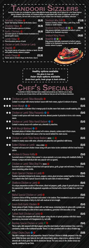 Menu_Mahal Indian Restaurant_Stalybridge_image_4