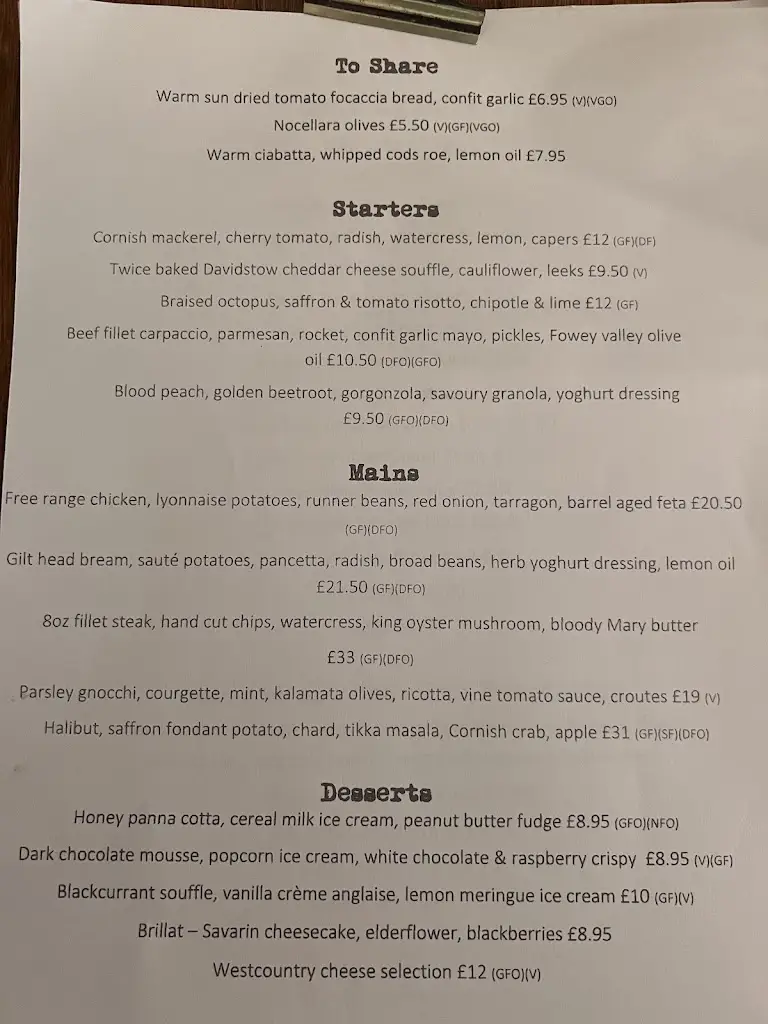 Menu_Edie's_St Austell_image_1