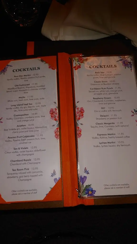 Menu_Papilio Beckenham_Beckenham_immagine_4