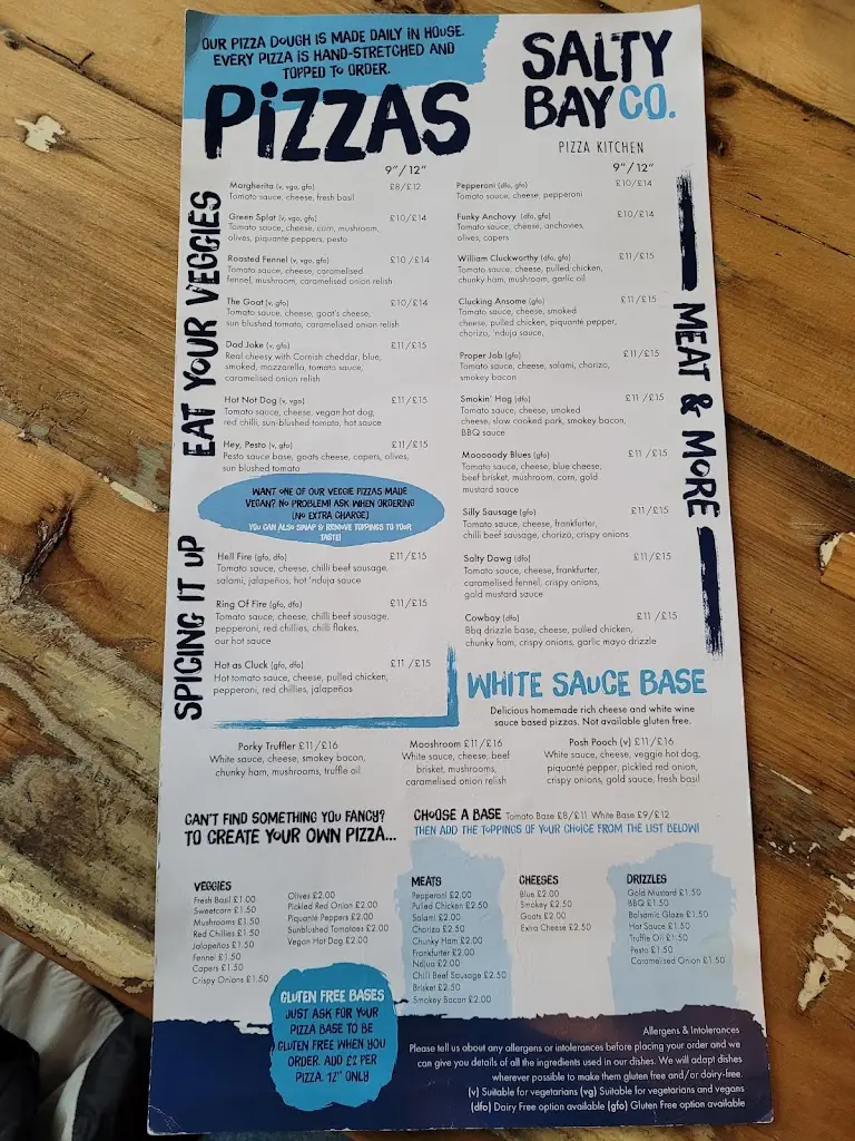 Menu_Salty Bay Pizza Kitchen_St Austell_image_3