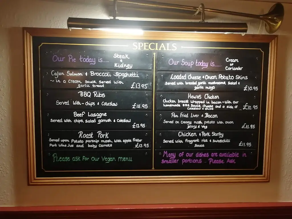 Menu_The Hewas Inn_St Austell_image_1