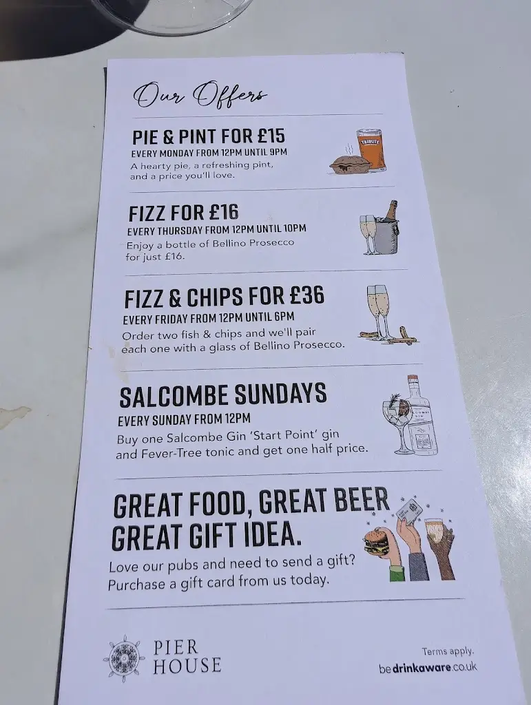 Menu_Pier House Hotel, Charlestown_St Austell_image_2