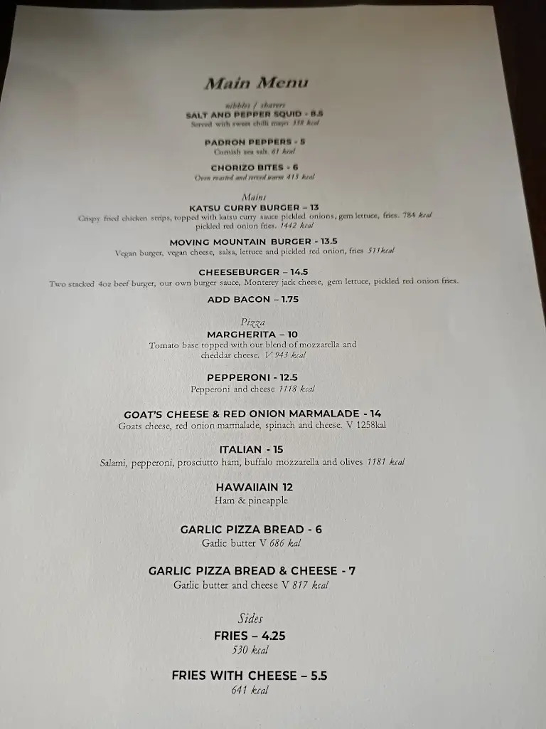 Menu_Pier House Hotel, Charlestown_St Austell_image_3