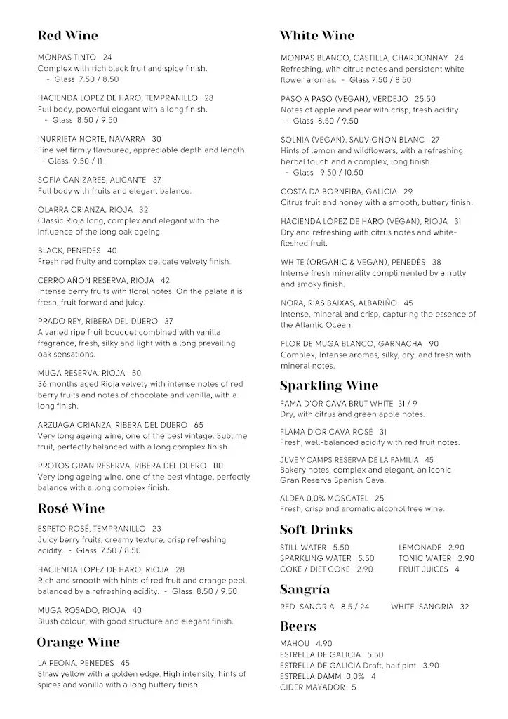 Menu_El Molino Restaurant_Beckenham_image_2