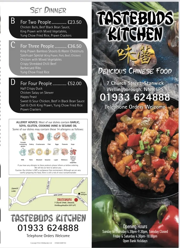 Menu_Tastebuds Kitchen_Stanwick_immagine_4