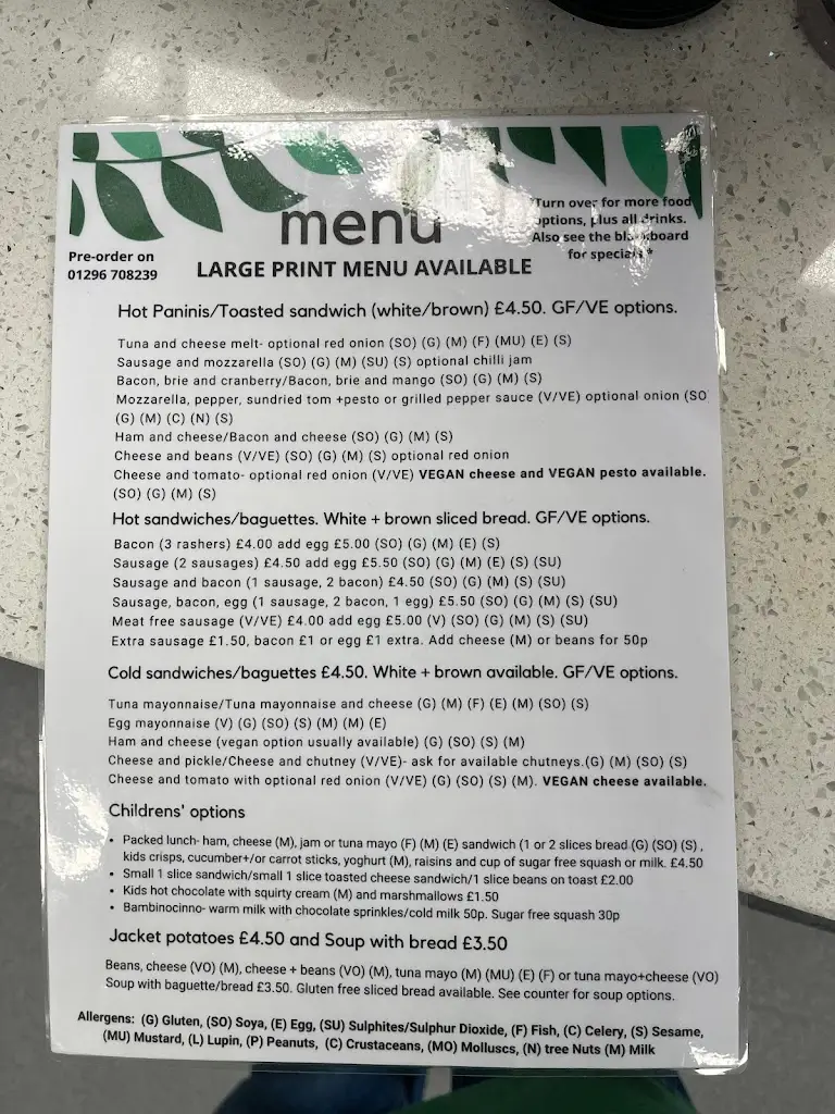 Menu_Molly's Community Cafe_Steeple Claydon_image_1