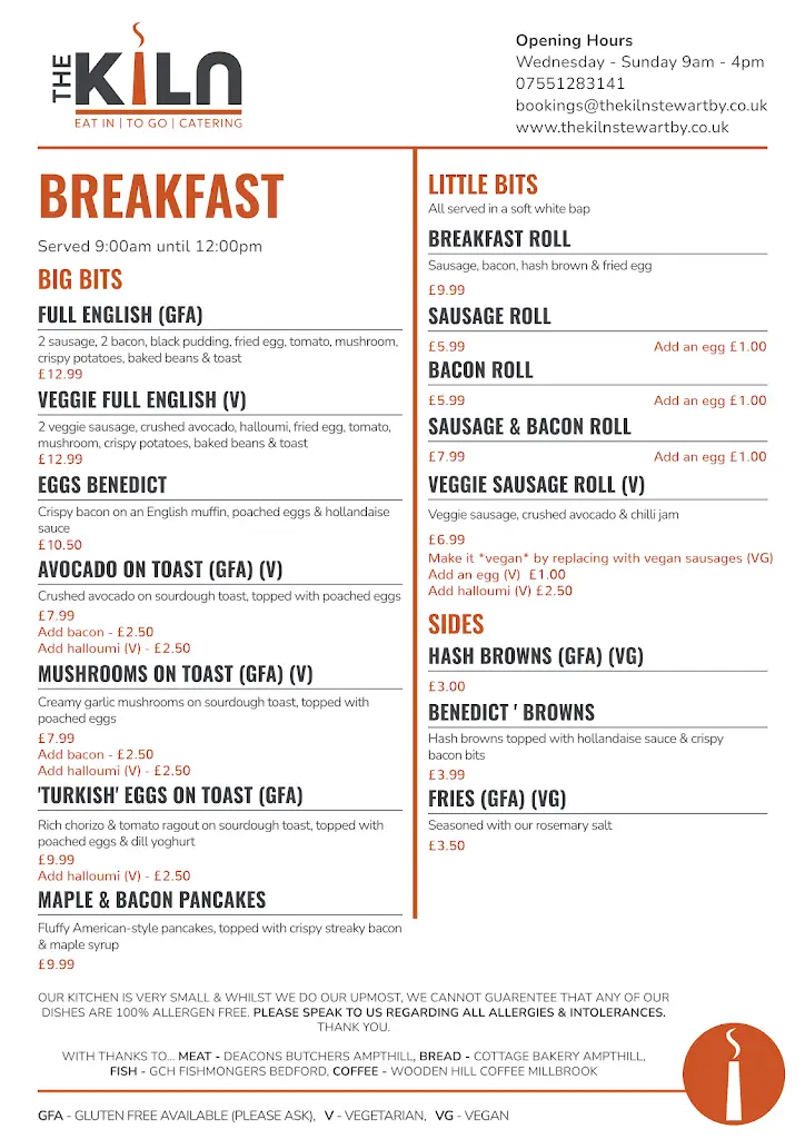 Menu_The Kiln_Stewartby_immagine_2