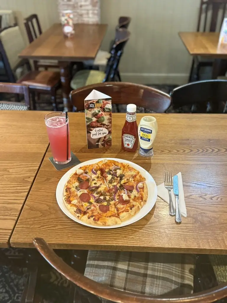 The Fox Inn restaurant in Steventon