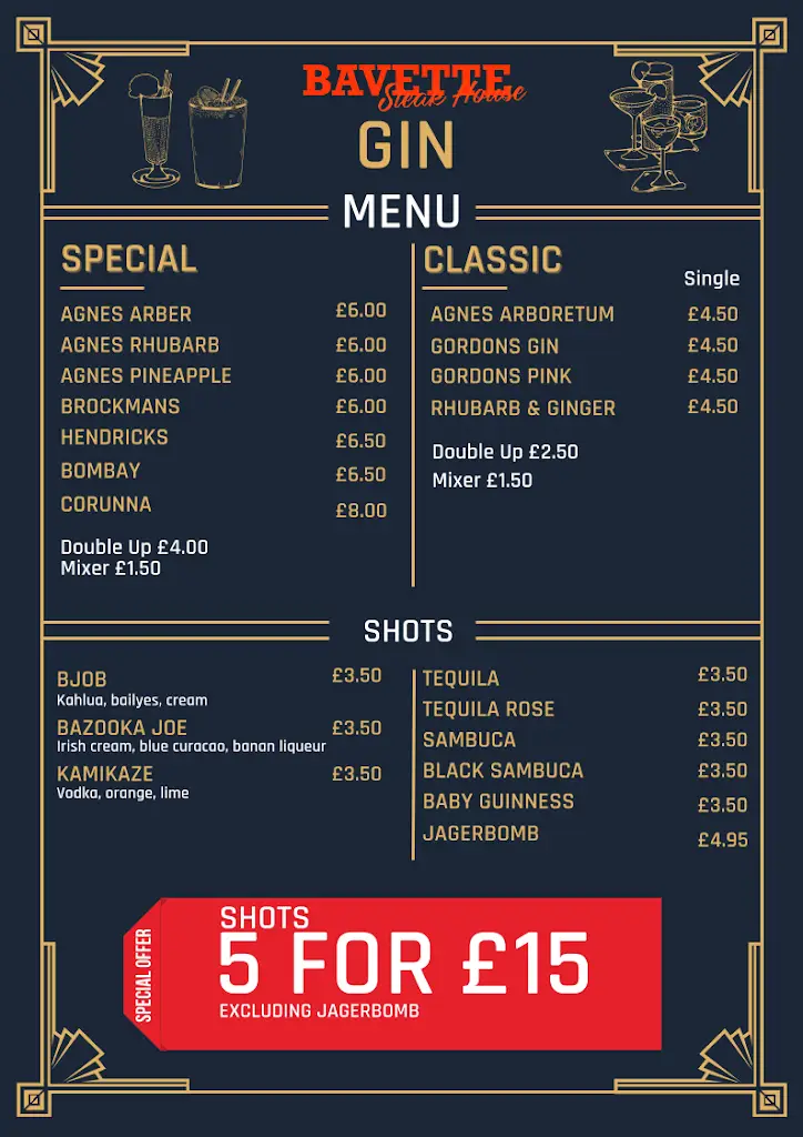 Menu_Bavette Steak House - Turkish Restaurant_Stockton Heath_imagen_1